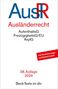 Ausländerrecht. AuslR, Buch