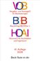 VOB, BGB, HOAI in bunten Buchstaben. Vergabe- und VertragsO, Bauvertrag, HonorarO. 41. Auflage 2026. Beck-Texte im dtv.