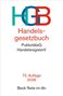 HGB, Handelsgesetzbuch, PublizitätsG, HandelsregisterV, 72. Auflage 2026, Beck-Texte im dtv. Stilisiertes Logo "HGB".