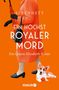 SJ Bennett, "Ein höchst royaler Mord", Ein Queen-Elizabeth-Krimi. Frau in orange mit Regenschirm und Corgi mit Ball., Buch
