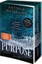 Text: Antonia Wesseling, Kannst du deinem Herzen vertrauen?, Purpose. Hintergrund: Meereswellen, emotionales Motiv., Buch