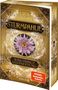 "STURMDAHLIE", "Wind bringt Veränderung". Goldene Verzierungen, violette Blume, "SPIEGEL Bestseller-Autorin"., Buch