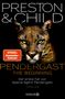 „PRESTON & CHILD“, „SPIEGEL Bestseller-Autoren“, „Pendergast: The Beginning“, darüber ein bedrohlich blickender Puma., Buch