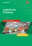 „Logistische Prozesse“, „Berufe der Lagerlogistik“, „Lernsituationen“. Illustration: Lager mit Paletten und Symbolen., Buch