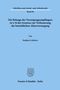 Stephan Leitherer: Die Belange des Versorgungsempfängers in § 16 des Gesetzes zur Verbesserung der betrieblichen Altersversorgung., Buch