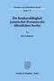 Jens Lehmann: Die Konkursfähigkeit juristischer Personen des öffentlichen Rechts., Buch