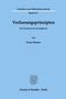 Franz Reimer: Verfassungsprinzipien., Buch