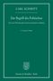 Carl Schmitt: Der Begriff des Politischen., Buch