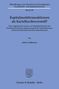 Julius Goldmann: Kapitalmarkttransaktionen als Kartellrechtsverstoß?, Buch