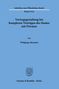 Wolfgang Abromeit: Vertragsgestaltung bei komplexen Verträgen des Staates mit Privaten., Buch