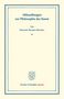 Heinrich Theodor Rötscher: Abhandlungen zur Philosophie der Kunst., Buch