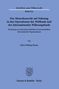 Elisa Freiburg-Braun: Das Menschenrecht auf Nahrung in den Operationen der Weltbank und des Internationalen Währungsfonds., Buch
