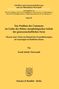 Frank Schulz-Nieswandt: Das Problem der Commons im Lichte der Kölner morphologischen Schule der genossenschaftlichen Form, Buch
