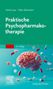 „Praktische Psychopharmakotherapie, 8. Auflage“. Ein Gehirn mit schwebenden Kapseln, Logo unten links.