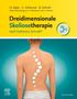 „Dreidimensionale Skoliosetherapie nach Katharina Schroth“. Eine weibliche Rückansicht mit Wirbelsäule., Buch