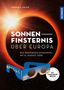 "Sonnenfinsternis über Europa, 12. August 2026. Illustration einer Finsternis mit Brille und leuchtendem Rand.", Buch