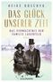 "Heike Koschyk, Das Glück unserer Zeit, Das Vermächtnis der Familie Lagerfeld, Roman, Goldmann."  
Altes Paar vor Stadtansicht., Buch