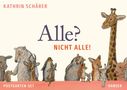 Kathrin Schärer: Alle? Nicht alle! Postkarten-Set, Buch