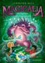 „Jennifer Bell: MagiCALIA - Die Jagd nach den Doppelgängern“. Ein riesiges, pinkes Monster in einem magischen Wald., Buch