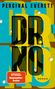 Text: PERCIVAL EVERETT, DR. NO, ROMAN, SPIEGEL Bestseller-Autor, HANSER. Gestaltung: Bunte, überlappende Buchstaben., Buch