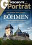 Titel: "Böhmen: Vom mittelalterlichen Königreich zur Samtenen Revolution". Bild: Ein großes, historisches Schloss., Buch