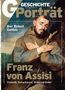 Geschichte Porträt: Franz von Assisi. Der Rebell Gottes. Visionär, Naturfreund, Ordensgründer. Mönch mit geschlossenen Augen., Buch
