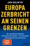Text: "Jan Solwyn – Europa zerbricht an seinen Grenzen – Wie die Migrationsdebatte die Gesellschaft spaltet..."
Design: Gelber Text auf Schwarz und Blau, Bestsellerauszeichnung., Buch