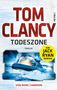 Titel: TOM CLANCY TODESZONE. Ein Jack Ryan Roman. Von Marc Cameron. Bild: U-Boot in eisiger Landschaft.