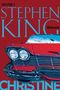 „HEYNE, STEPHEN KING, ROMAN, CHRISTINE“. Ein rotes Auto mit einer zersplitterten Windschutzscheibe., Buch