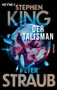 Text: "Stephen King", "Der Talisman", "Peter Straub", "Roman", "Heyne". Bunte, kristallartige Illustration., Buch