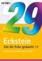 Große bunte Zahl 29, darüber: "Eckstein. Um die Ecke gedacht 29." Darunter: "66 Kreuzworträtsel aus der ZEIT.", Buch
