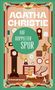 Buchtitel: "Agatha Christie - Auf doppelter Spur". Illustration: Viele Uhren in einem Raum, Sessel und Tisch mit Teekanne., Buch