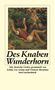 Des Knaben Wunderhorn, Buch