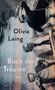Buch der Träume. Olivia Laing. Roman. Insel. Drei Personen auf einem Boot, entspannt, mit Sonnenbrillen., Buch