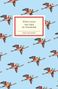 Text: "Wilhelm Schmid Vom Glück der Freundschaft INSEL-BÜCHEREI". Illustration: Personen reiten auf fliegenden Vögeln., Buch