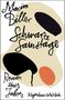 Text: Maxim Biller, Schwarze Samstage, Roman eines Jahres. Beige Hintergrund, schwarze und orange Formen., Buch