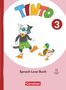 "TINTO", "3", "Sprach-Lese-Buch", "Cornelsen". Eine Katze mit Taucherbrille und Badeente., Buch