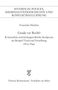 STUDIEN ZU POLICEY... Konfliktregulierung. Franziska Niedrist: Gnade vor Recht? Tirols und Vorarlbergs Praxis 1814-1844. Logo darunter.
