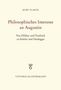 Titel: Philosophisches Interesse an Augustin. Autor: Kurt Flasch. Unten schlichtes Verlagslogo und Name: Vittorio Klostermann., Buch