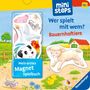 Sandra Grimm: ministeps: Mein erstes Magnetbuch: Wer spielt mit wem? Bauernhoftiere, Buch