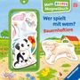 Sandra Grimm: Mein erstes Magnetbuch: Wer spielt mit wem? Bauernhoftiere - Magnet-Spielbuch ab 12 Monaten, Kinderbuch ab 1 Jahr, Buch