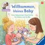 „Willkommen, kleines Baby“ - Eine Hebammen-Geschichte für Kleine und Große. Drei Personen und ein Baby in sanften Farben., Buch