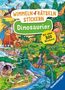 Ravensburger Wimmeln, Rätseln, Stickern: Dinosaurier - Stickerbuch ab 4 Jahren, 13 Wimmelbilder, über 300 Sticker, Dinosaurier, Buch