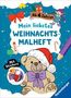 Mein liebstes Weihnachtsmalheft mit Stickern ab 4, Buch