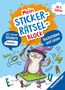 Kirstin Jebautzke: Ravensburger Mein Stickerrätselblock: Buchstaben für Kinder ab 5 Jahren - spielerisch Buchstaben und Lesen Lernen mit lustigen Übungen und Sticker-Spaß, Buch