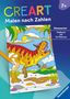 Ravensburger CreArt Malen nach Zahlen ab 7: Dinosaurier, Malbuch, 24 Motive, Buch