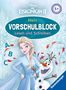 Stefanie Hahn: Disney Die Eiskönigin 2 Mein Vorschulblock Lesen und Schreiben - Konzentration, Erstes Lesen und Schreiben und Rätseln ab 5 Jahren - Spielerisches Lernen für Elsa-Fans ab Vorschule, Buch