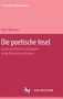 Titel: "Die poetische Insel". Autor: Horst Brunner. Thema: Inseln in der deutschen Literatur. Oben rosa, unten rot. Logos unten.