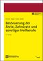 "Besteuerung der Ärzte, Zahnärzte und sonstiger Heilberufe", 12. Auflage, Autoren: Pfundt, Röglin, Polok, Babbe. Gelber Hintergrund.