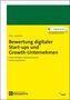 Titel: Bewertung digitaler Start-ups und Growth-Unternehmen. Gelbes Cover mit einem grünen Bereich oben., 1 Buch und 1 Diverse
